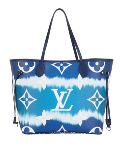 Neverfull MM Escale, Canvas, Giant Mono, Blue, GI1210, DB, 3*